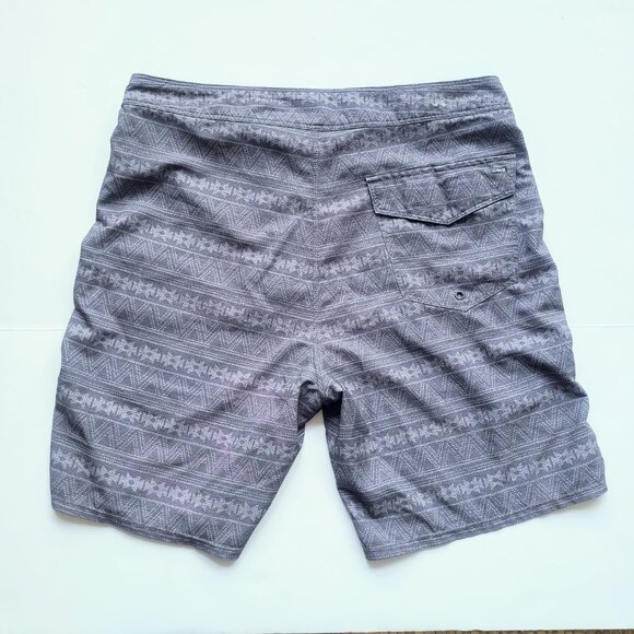 Hurley Phantom Gray Beach Apache Board Shorts Men's Waist Size 31 - Picture 4 of 4